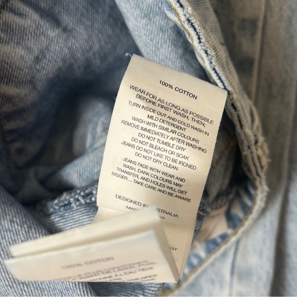 ROLLA’S Original Straight Jeans | High Rise | Sunbleach Worn | Distressed | 30 - Picture 13 of 13